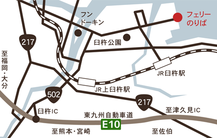 臼杵港MAP